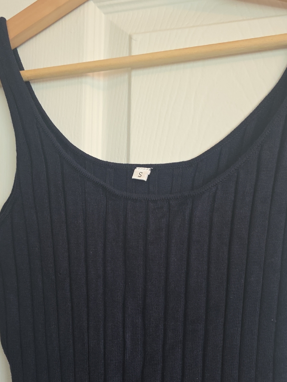 Women's Ribbed Knit Dress - Picture 4 of 4